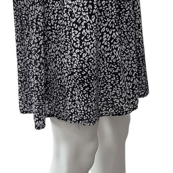 Umgee Black & White Short Sleeve Dress - Picture 6 of 12